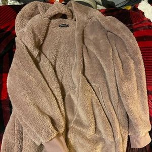 NWOT Teddy Cocoon Cardigan